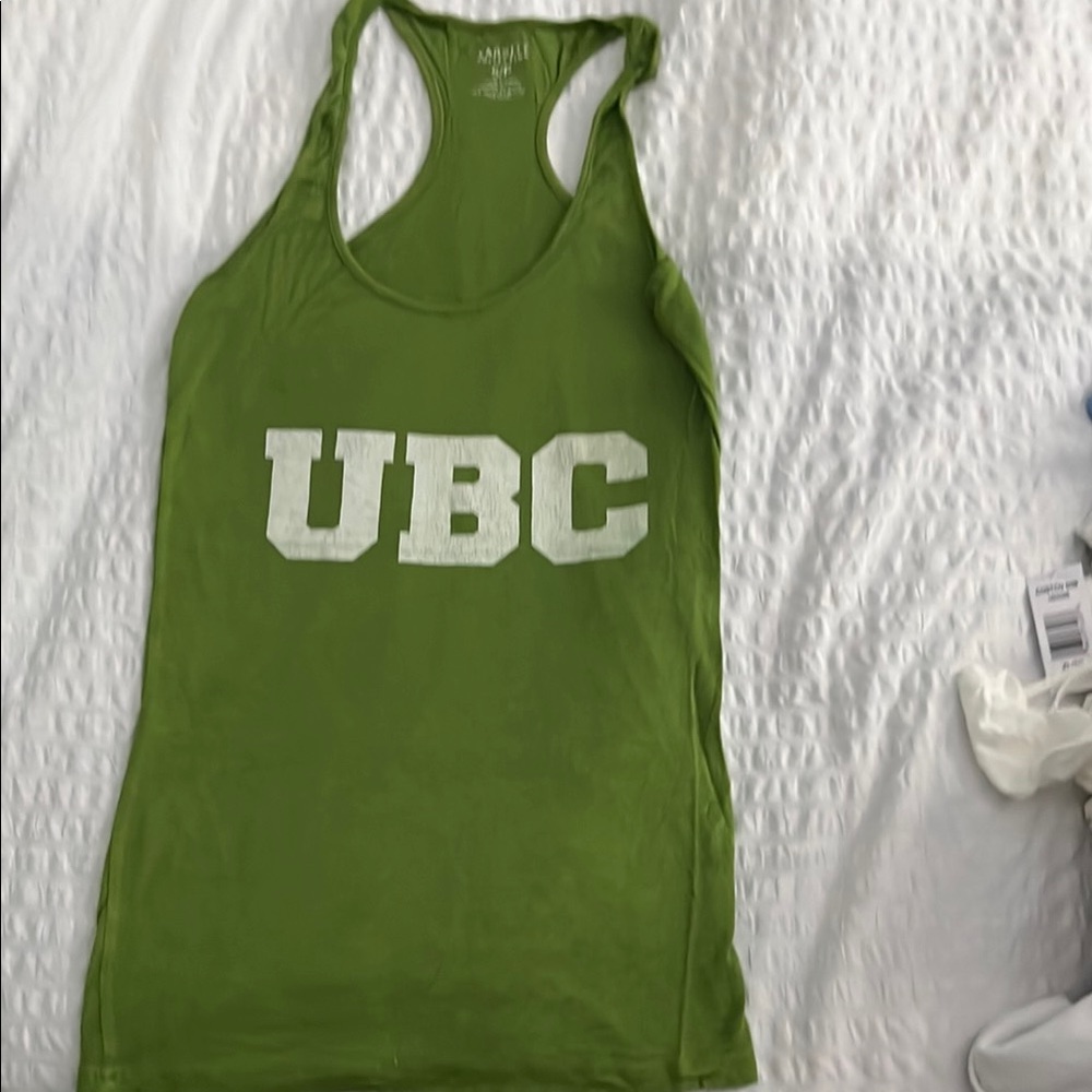 Varsity Olive Green Women's Tank Top